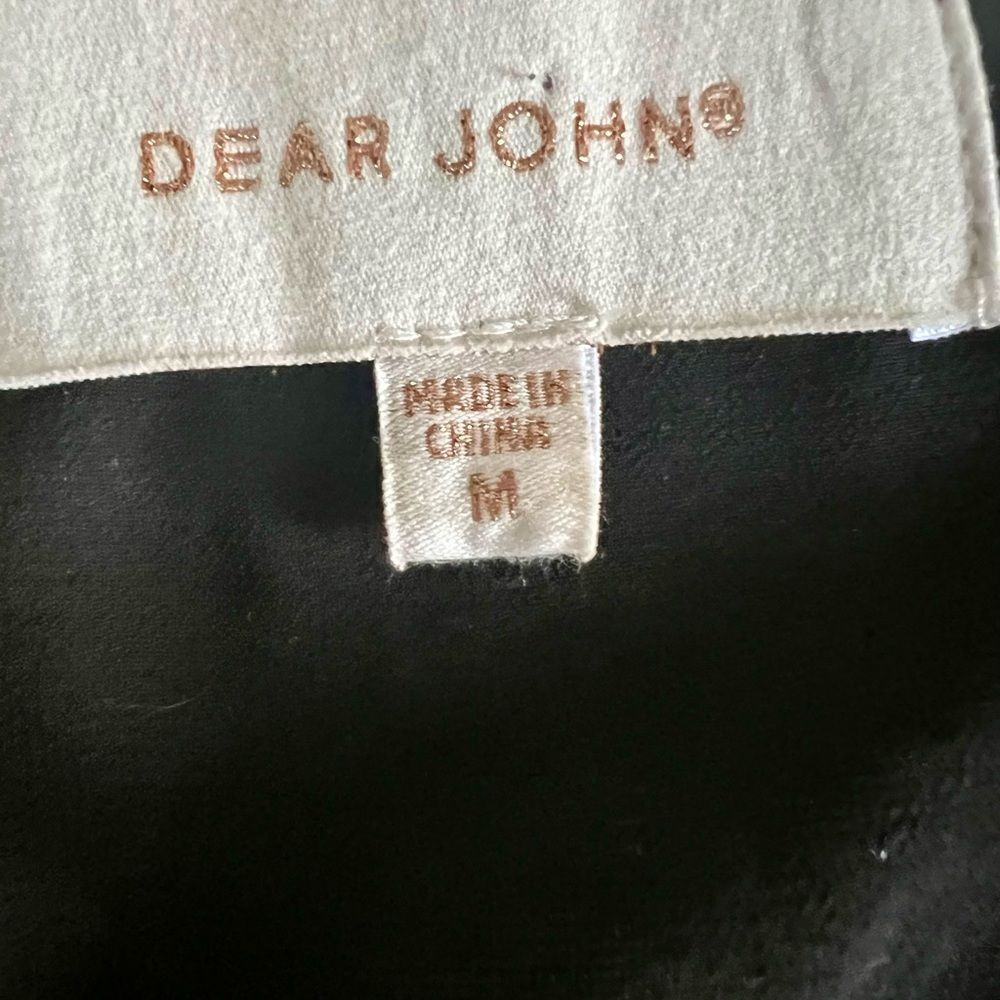 DEAR JOHN - LEOPARD PRINT BURNOUT VELVET DRESS - SIZE M - Picture 7 of 7